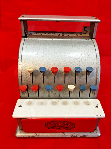 Vintage 1950s codeg metal cash - metal,