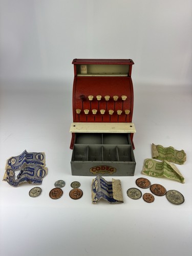 Vintage codeg metal cash - cash, till