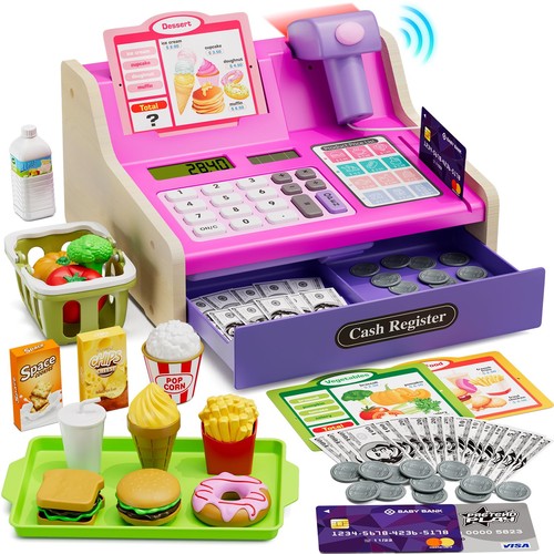 Hyes wooden cash register - cash, for
