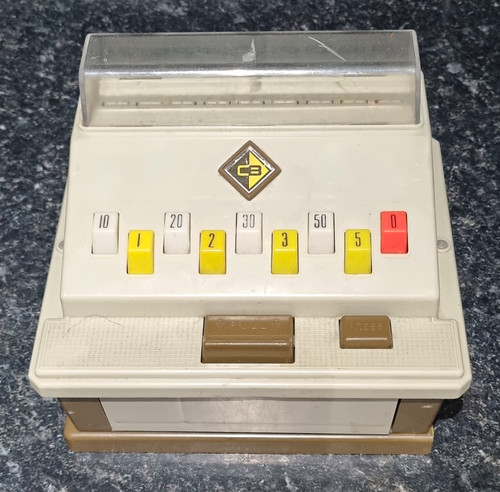 Vintage toy cash register - toy,