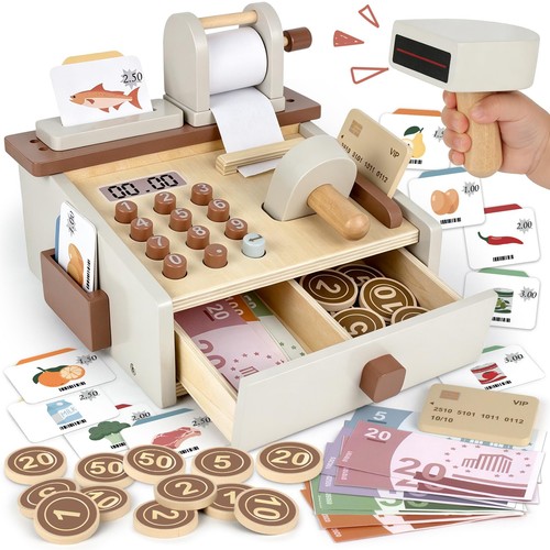 Airlab wooden toy till - toy,