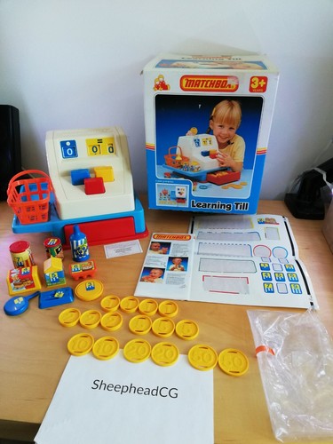 Vintage matchbox toy shop till - toy,