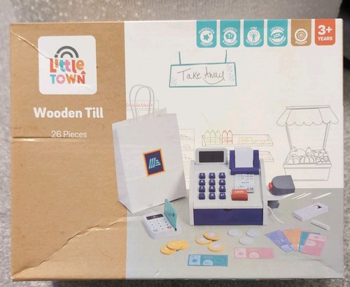 Wooden till aldi little - aldi, town