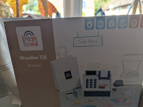 Aldi little town wooden - little,