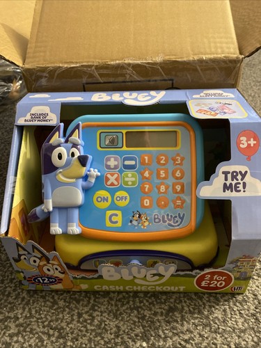Bluey toy cash - cash, register
