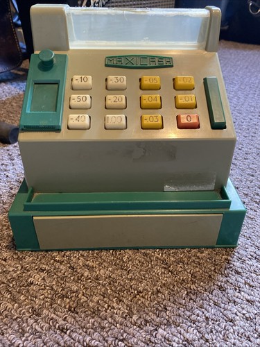 Vintage plastic toy till - toy,