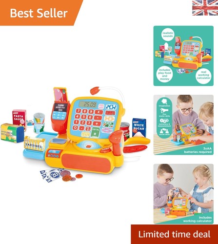 Toy shopping till set - till,
