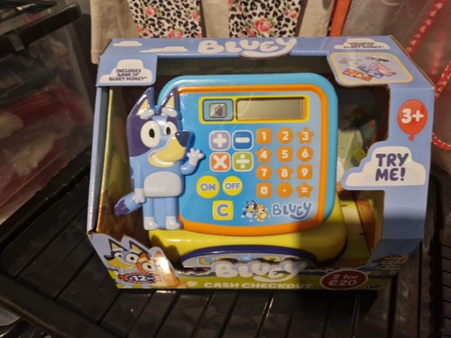 Bluey cash checkout till - bluey,
